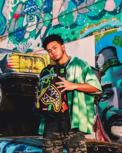 MONEY BEAR CITY LIGHTS BACKPACK