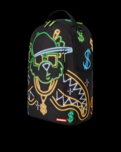 MONEY BEAR CITY LIGHTS BACKPACK