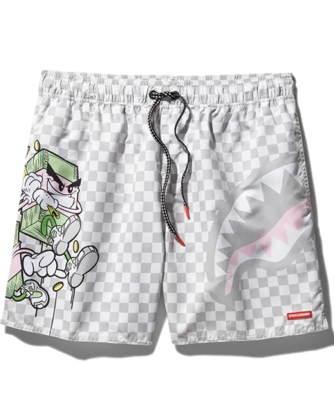 MONEY BOYS SANDBAR SWIM TRUNKS
