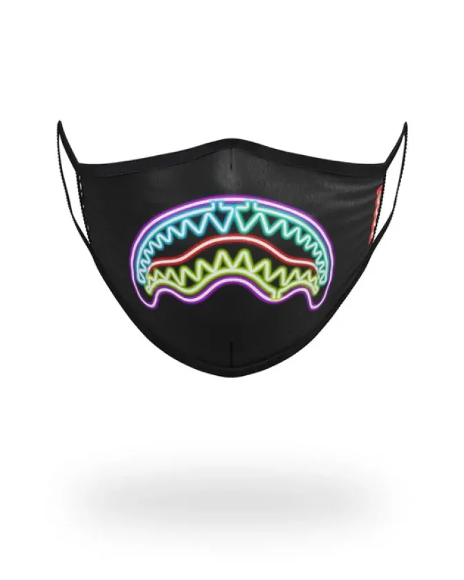 NEON SHARK FORM-FITTING MASK