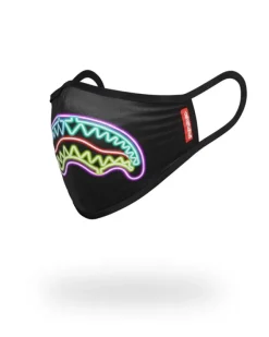 NEON SHARK FORM-FITTING MASK