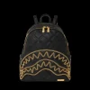NOIR QUILT GOLD CHAIN SHARK SAVAGE BACKPACK