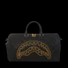 NOIR QUILT GOLD CHAIN SHARK DUFFLE
