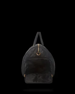NOIR QUILT GOLD CHAIN SHARK DUFFLE