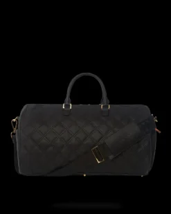 NOIR QUILT GOLD CHAIN SHARK DUFFLE