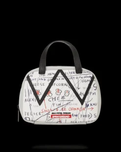 OFFICIAL BASQUIAT UNTITLED (CHEESE POPCORN) 1983 HANDBAG