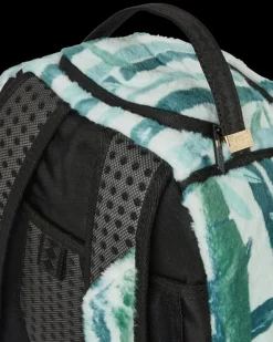 PANDA COZY VELOUR FUR BACKPACK