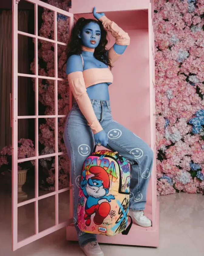PAPA SMURF ON THE RUN BACKPACK