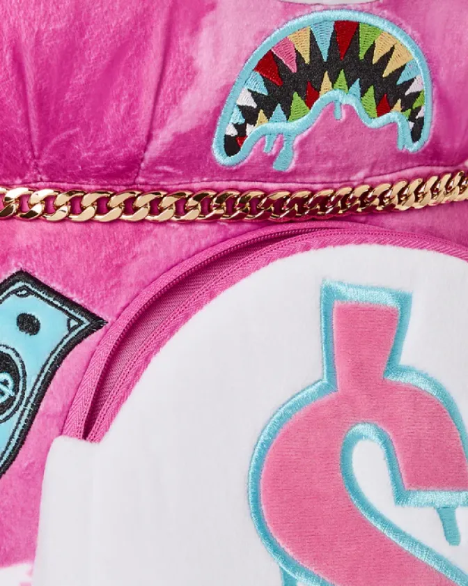 PINK PUNK MONEYBEAR TEDDYBEAR BACKPACK