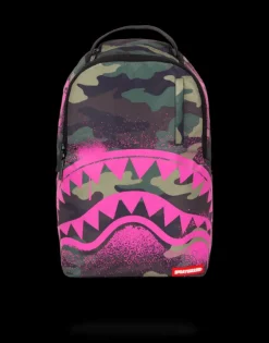 PINK STENCIL SHARK CAMO