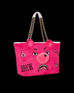 PLUSH MONEYBEAR TOTE (PINK)