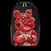 QUILT HAND PAINTED DIABLO BEAR BACKPACK (DLXV)