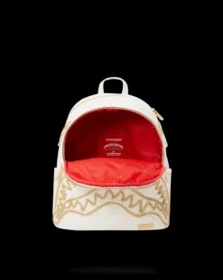 RIVIERA LE BLANC GOLD CHAIN SHARK SAVAGE BACKPACK