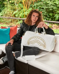 RIVIERA LE BLANC GOLD CHAIN SHARK DUFFLE
