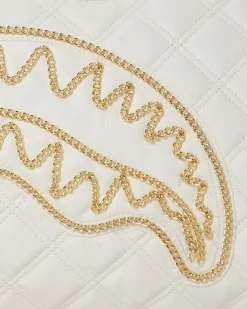 RIVIERA LE BLANC GOLD CHAIN SHARK DUFFLE