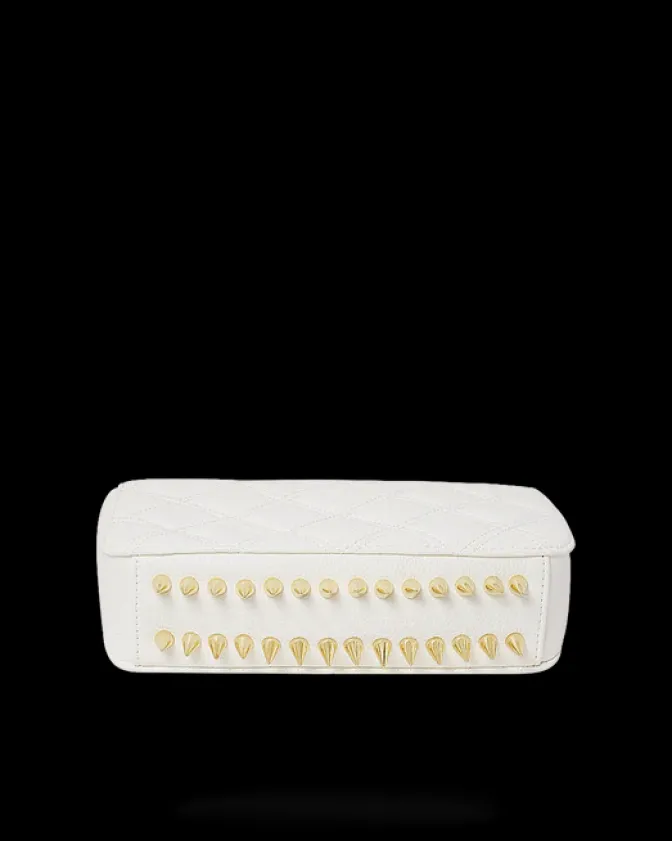 RIVIERA LE BLANC GOLD CHAIN SHARK HANDBAG
