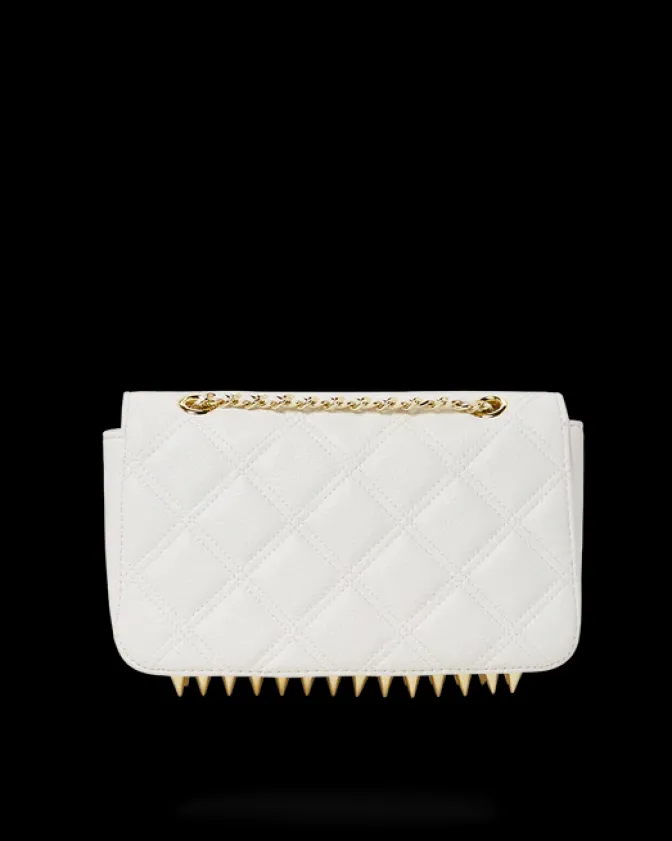 RIVIERA LE BLANC GOLD CHAIN SHARK HANDBAG