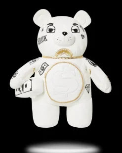 RIVIERA LE BLANC GOLD CHAIN MONEYBEAR TEDDYBEAR BACKPACK