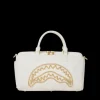RIVIERA LE BLANC GOLD CHAIN SHARK MINI DUFFLE