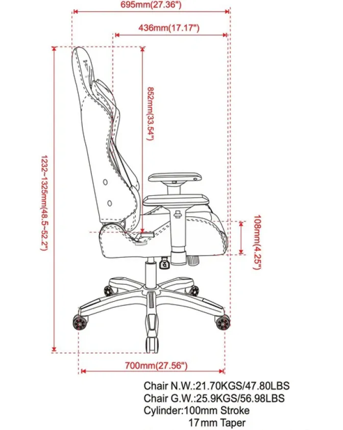 SG OG GAMING CHAIR
