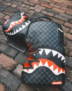 SHARK BITE SHARKS IN PARIS GRAY BACKPACK (DLXV)
