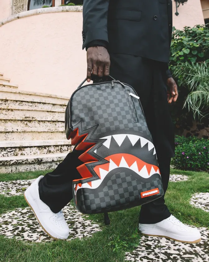 SHARK BITE SHARKS IN PARIS GRAY BACKPACK (DLXV)