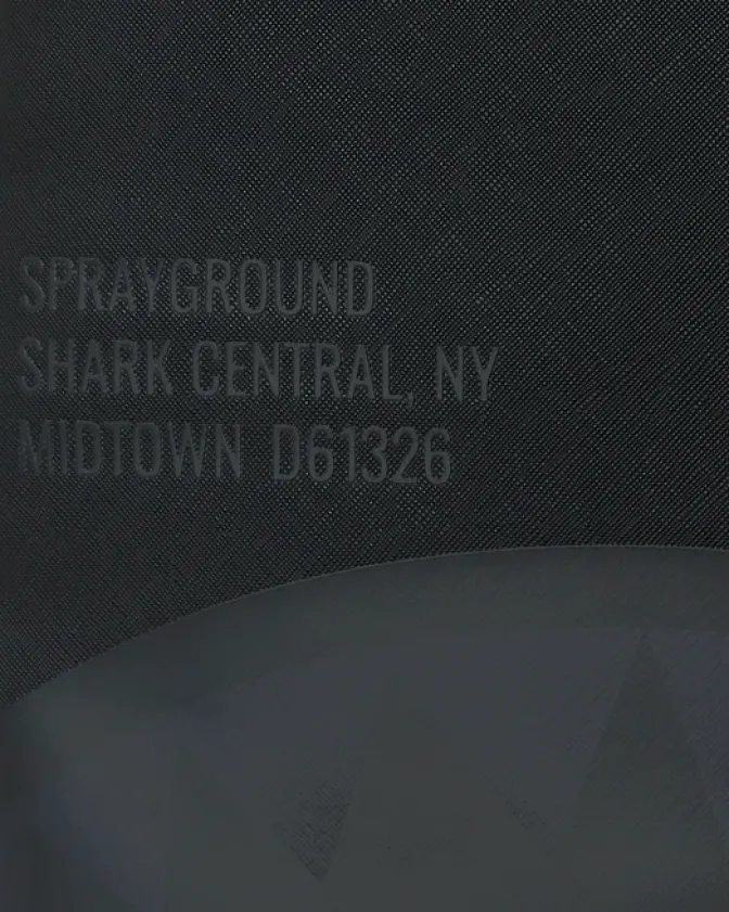 SHARK CENTRAL (BLK ON BLK) BACKPACK (DLXV)