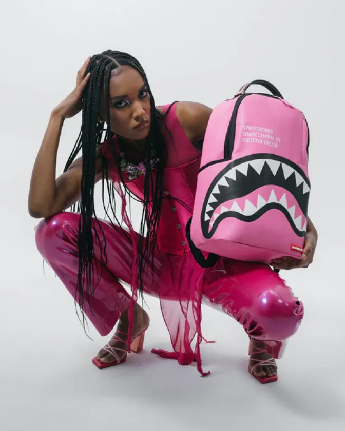 SHARK CENTRAL (PINK) BACKPACK (DLXV)