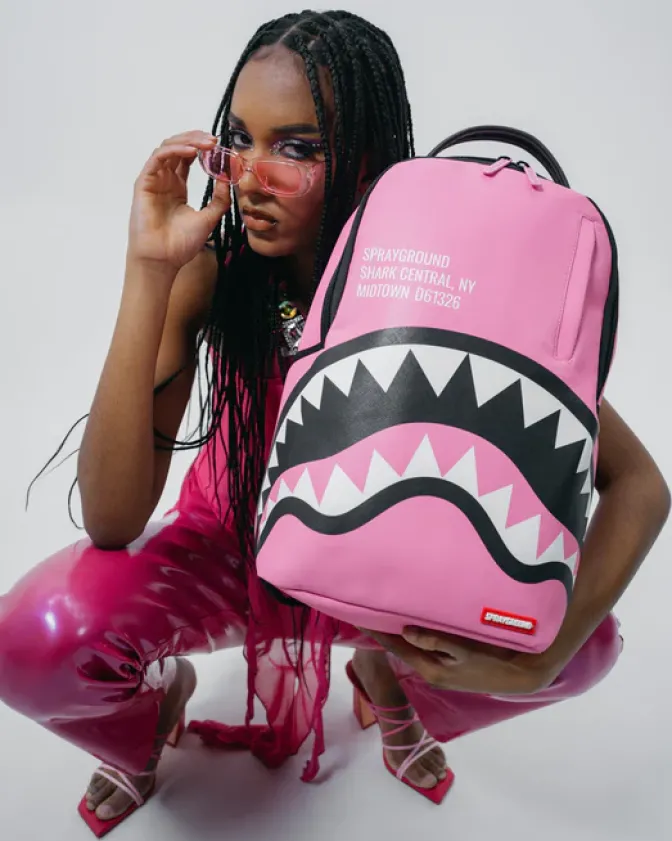 SHARK CENTRAL (PINK) BACKPACK (DLXV)