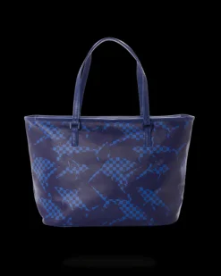 SHARK CHECK (BLUE) TOTE