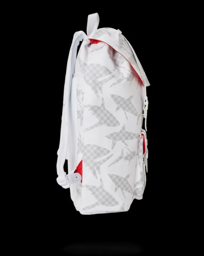 SHARK CHECK (WHITE) HILLS BACKPACK
