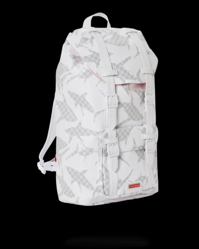 SHARK CHECK (WHITE) HILLS BACKPACK