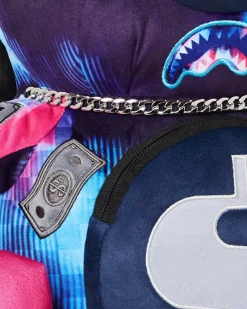 SHARKCLUB ELECTRONICA MONEYBEAR TEDDYBEAR BACKPACK