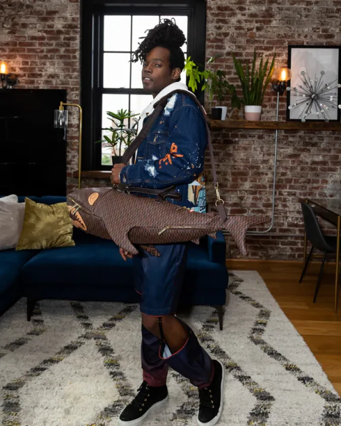 SHARKFINITY SHARK SHAPE DUFFLE