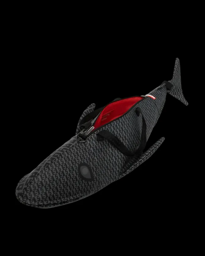 SHARKFINITY STEALTH PILOT SHARK SHAPE DUFFLE