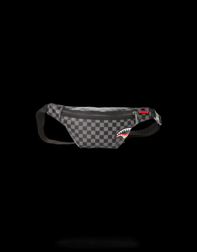 SHARKS IN PARIS (BLACK CHECKERED EDITION) CROSSBODY