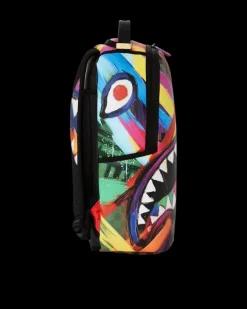 SHARKS IN PARIS CITY STREAKS BACKPACK (DLXV)
