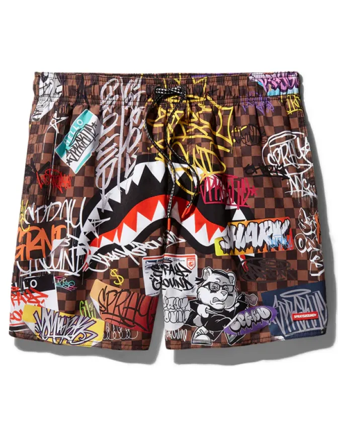 SHARKS IN PARIS JETSKI SWIM TRUNKS
