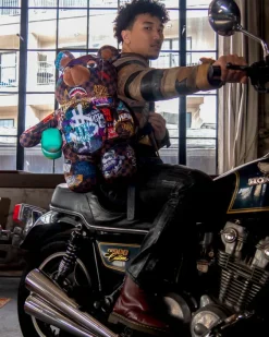 SHARKS IN PARIS THE RIZZ MONEYBEAR TEDDYBEAR BACKPACK