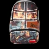 SPALDING X SPRAYGROUND FIRE MONEY BACKPACK