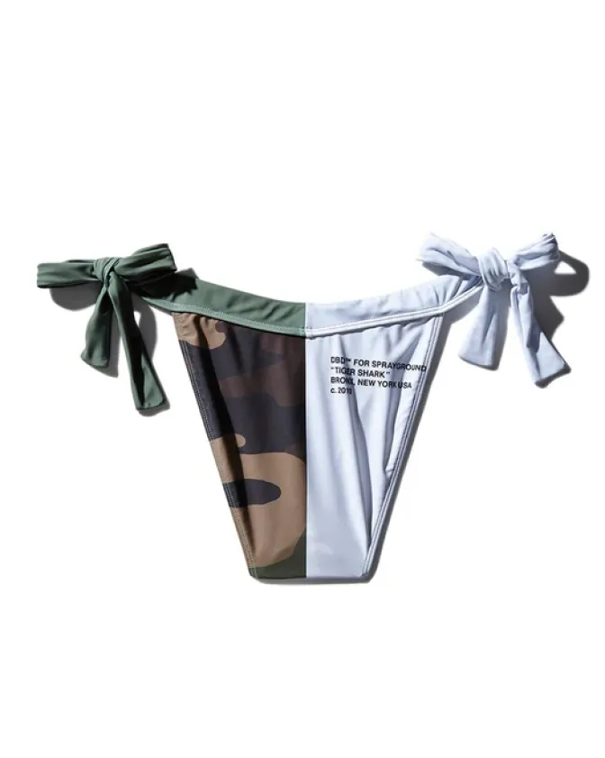 SPLIT BITE CAMO BIKINI