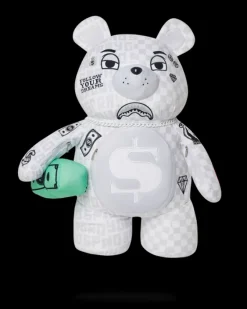 SPLIT THE CHECK (PEARL) MONEYBEAR TEDDYBEAR BACKPACK