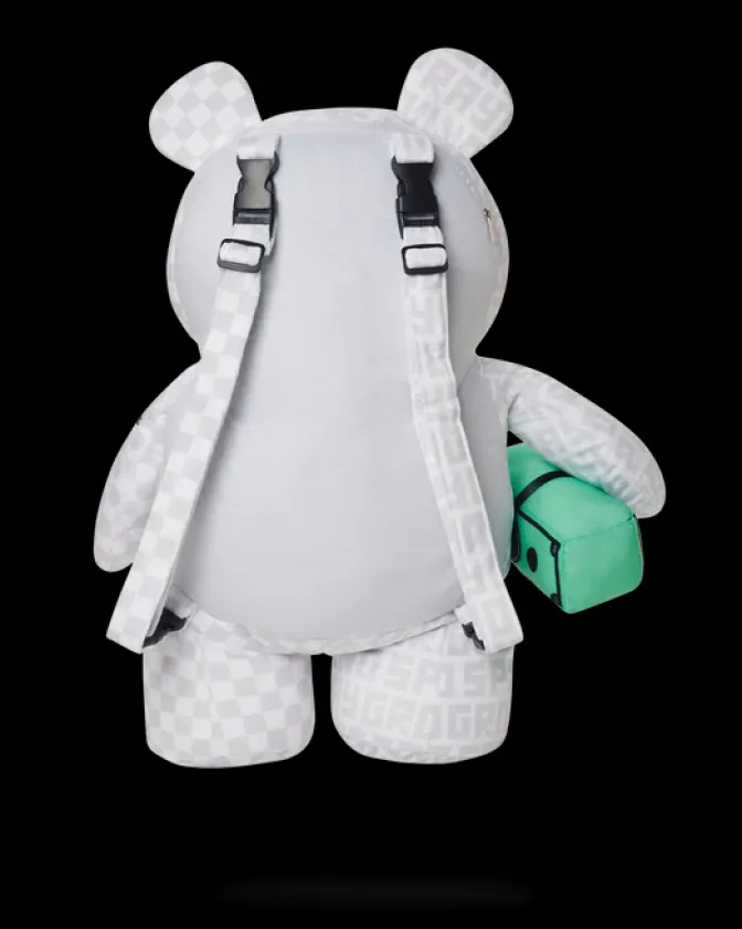 SPLIT THE CHECK (PEARL) MONEYBEAR TEDDYBEAR BACKPACK