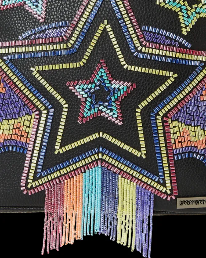 STAR RACER A.I.7 SANDFLOWER COLLAB BEADED SAVAGE BACKPACK