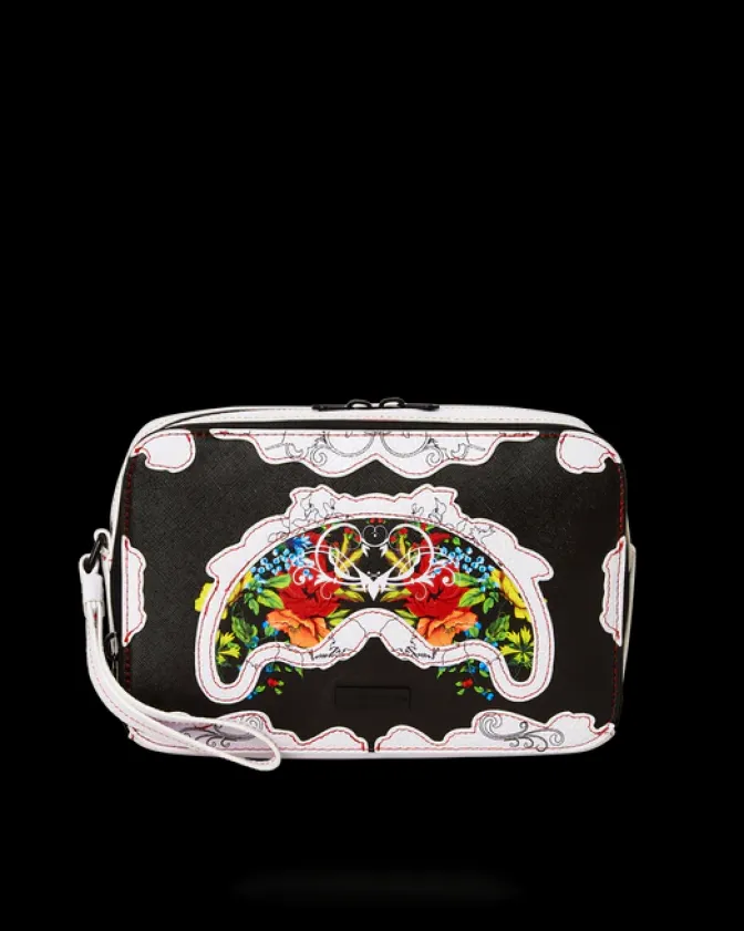 THE FLORAL CUT TOILETRY BAG