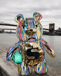 THE GOLDEN AGE MONEYBEAR TEDDYBEAR BACKPACK