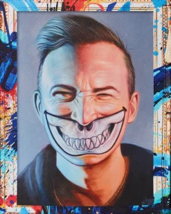 THE RARE DBD GRIN SHARK PORTRAIT BY RON ENGLISH- SUPER LIMITED EDITION
