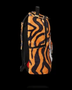 TIGER COZY VELOUR FUR BACKPACK