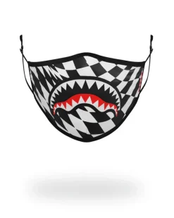 TRIPPY CHECK FACE MASK