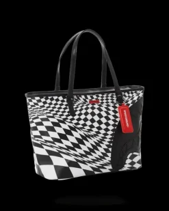 TRIPPY CHECK TOTE